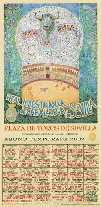 Carteles de toros Feria de Sevilla 2002