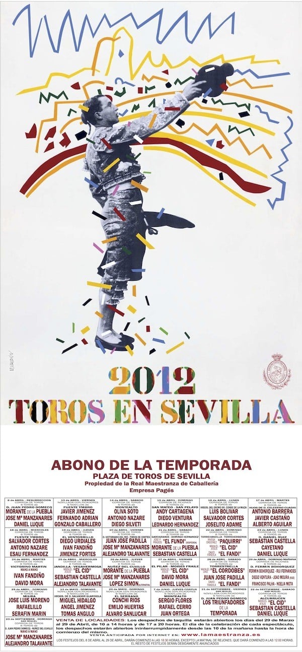 Cartel de la Feria de Sevilla 2012
