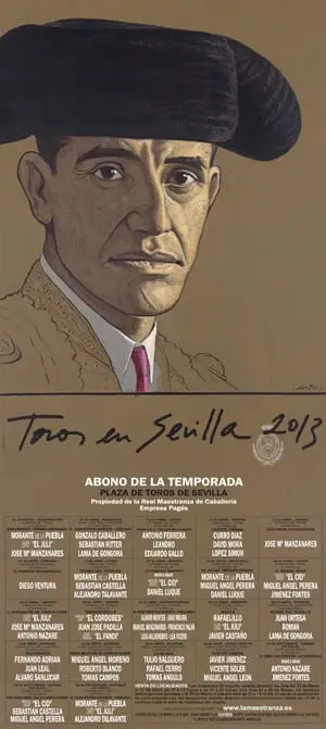 Cartel de la Feria de Sevilla 2013