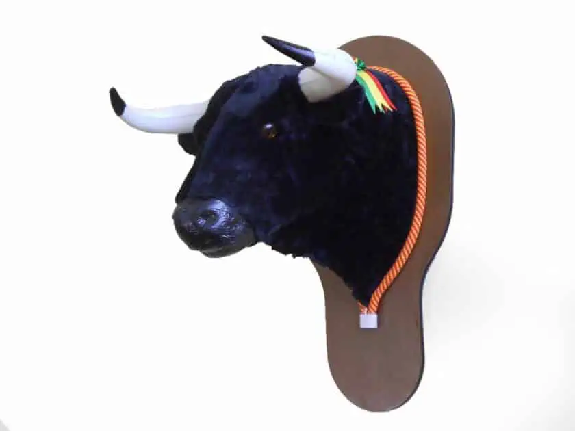Cabeza de toro para decoración