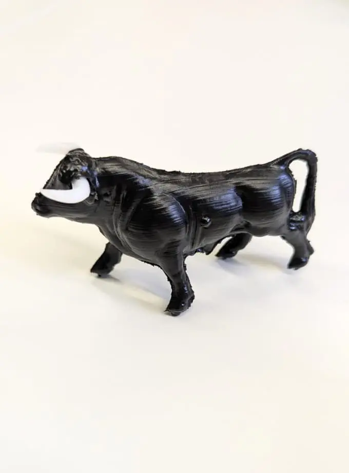 Figurine de Taureau en plastique – Image 2