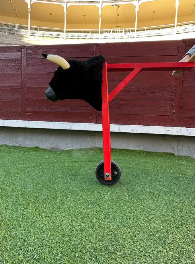 Carretón Infantil con Cabeza de Toro