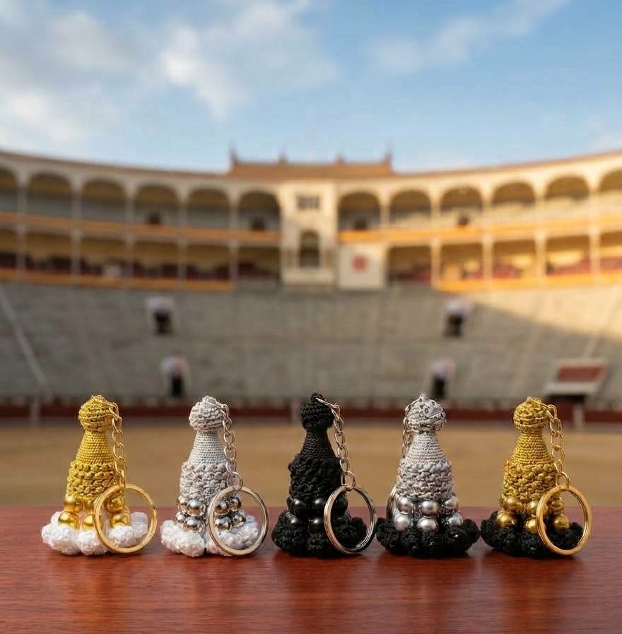 Keychains of Matadors' Suit Tassels