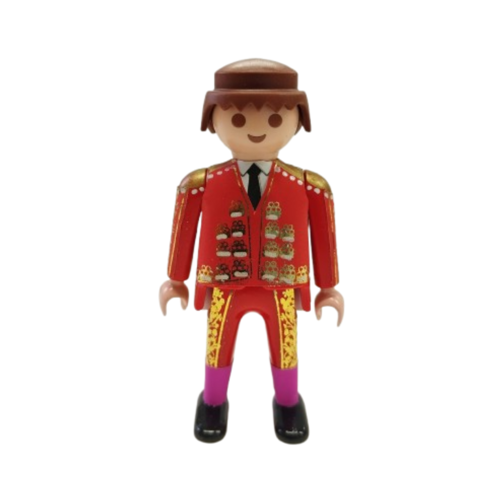 Muñeco Torero De Juguete Para Plaza De Toros - Figura Articulada Coleccionable, 10 Cm, Ideal Para Niños Y Adultos Aficionados