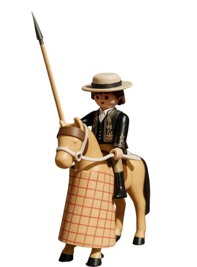 Click Playmbobil picador caballo