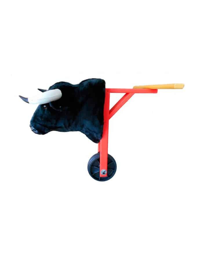 Children's cart with bull's head