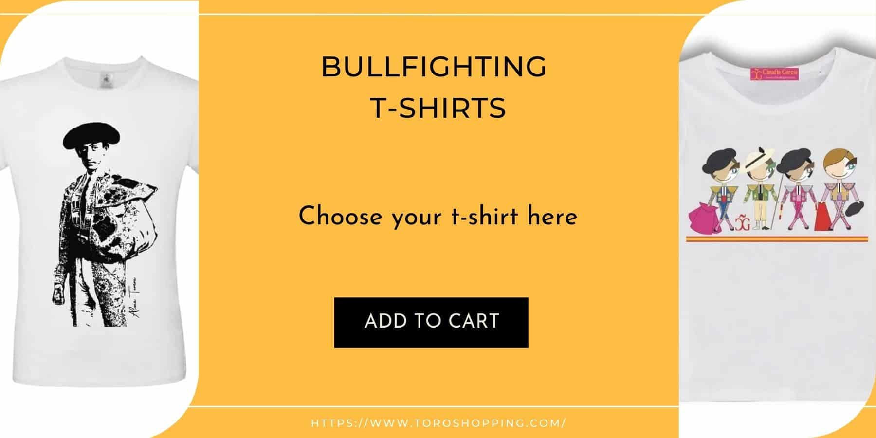 Cotton T-shirts and Sweat shirts with a bullfighting & Spanish touch, for men and women.