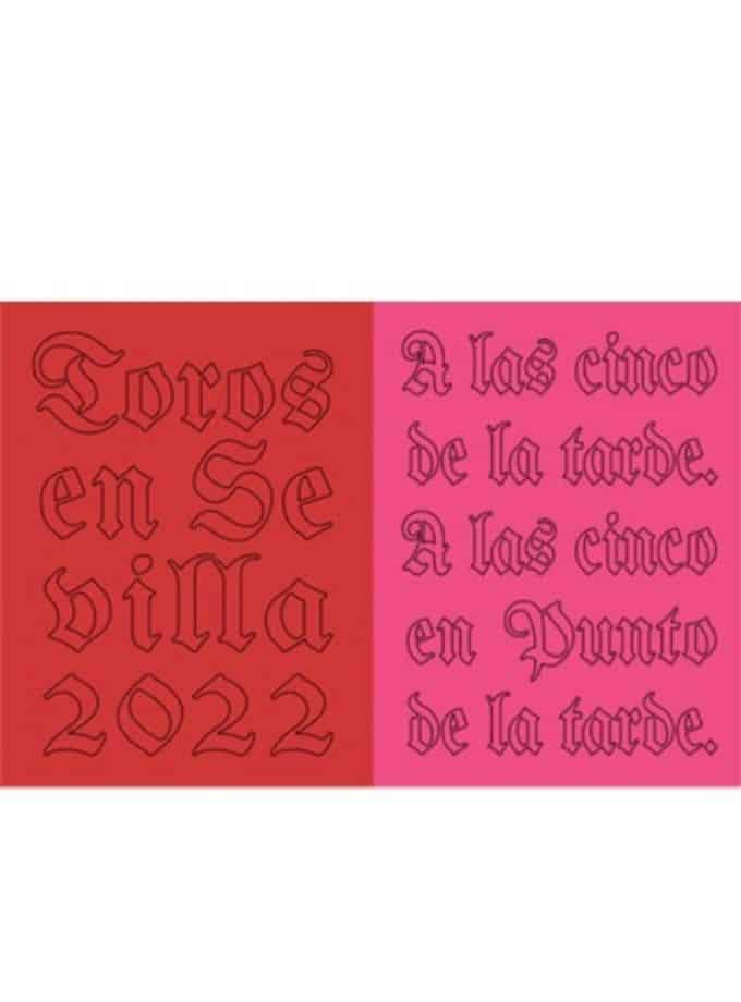 Seville bullfighting poster 2022