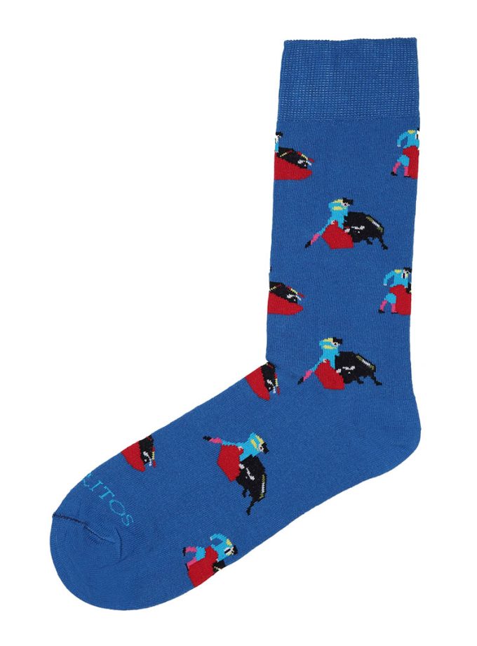 Bullfighter with Cape Socks