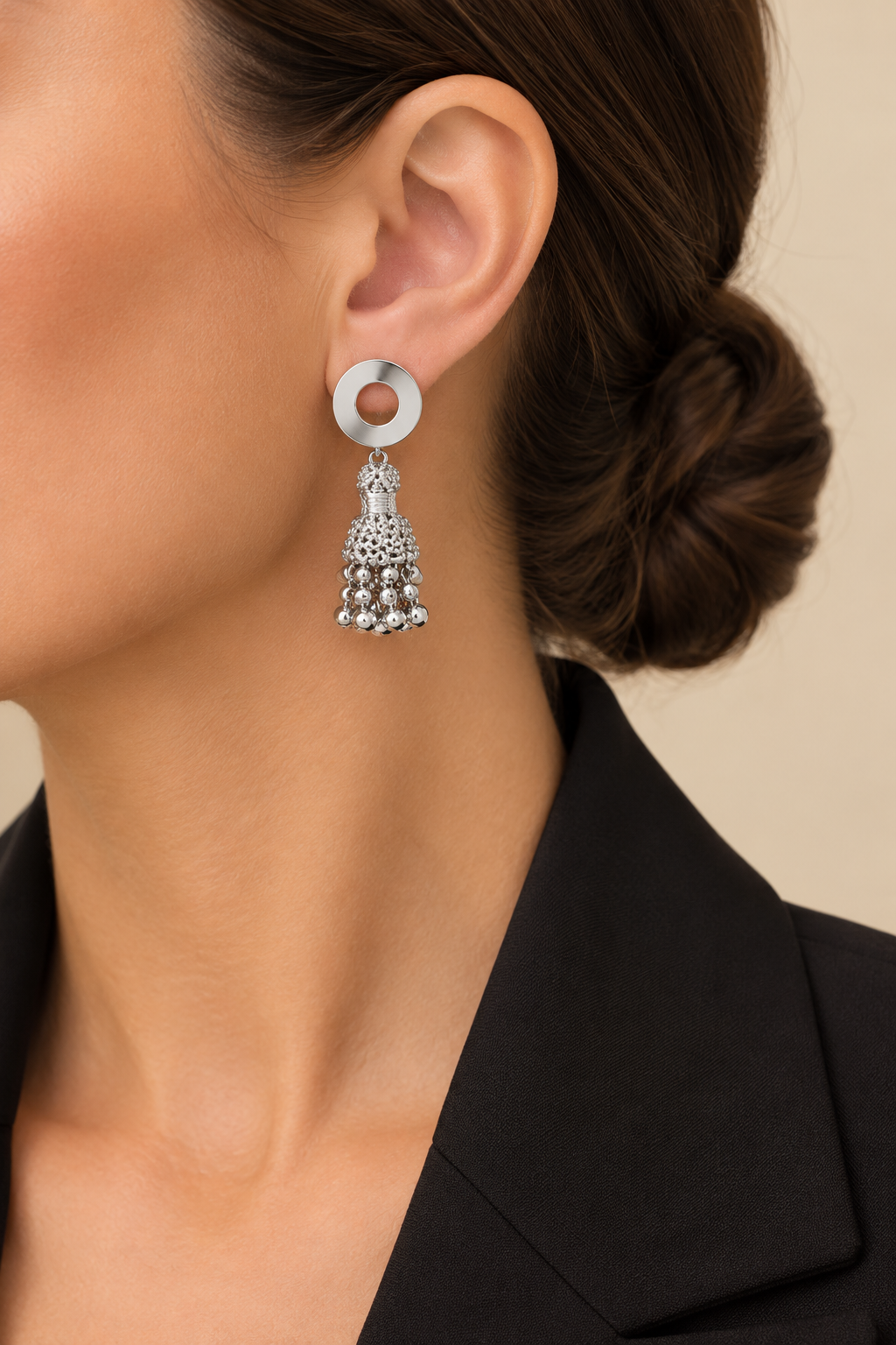 Puerta del Principe Tassel Earrings - Image 2