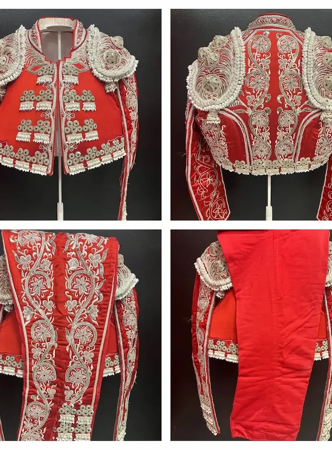 second hand red bullfighter costume