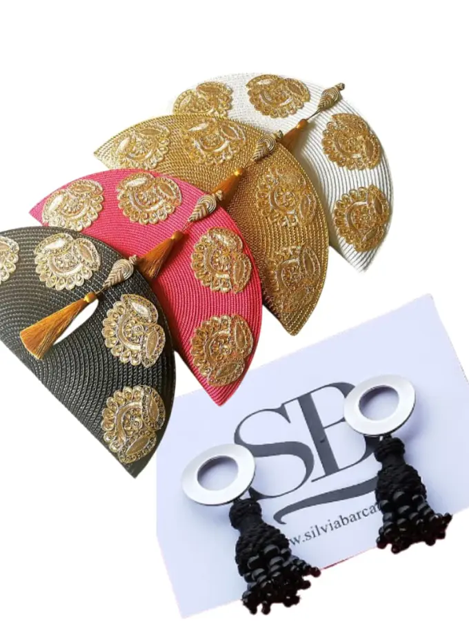 Pack Bolso abanico+ pendientes puerta principe