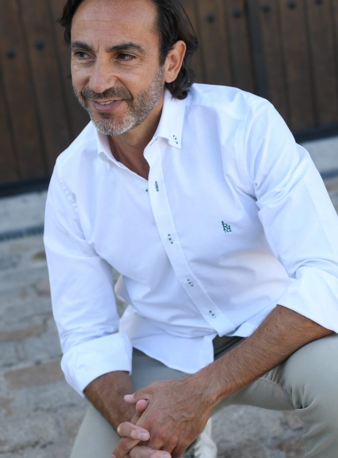 Camisa oxford blanca