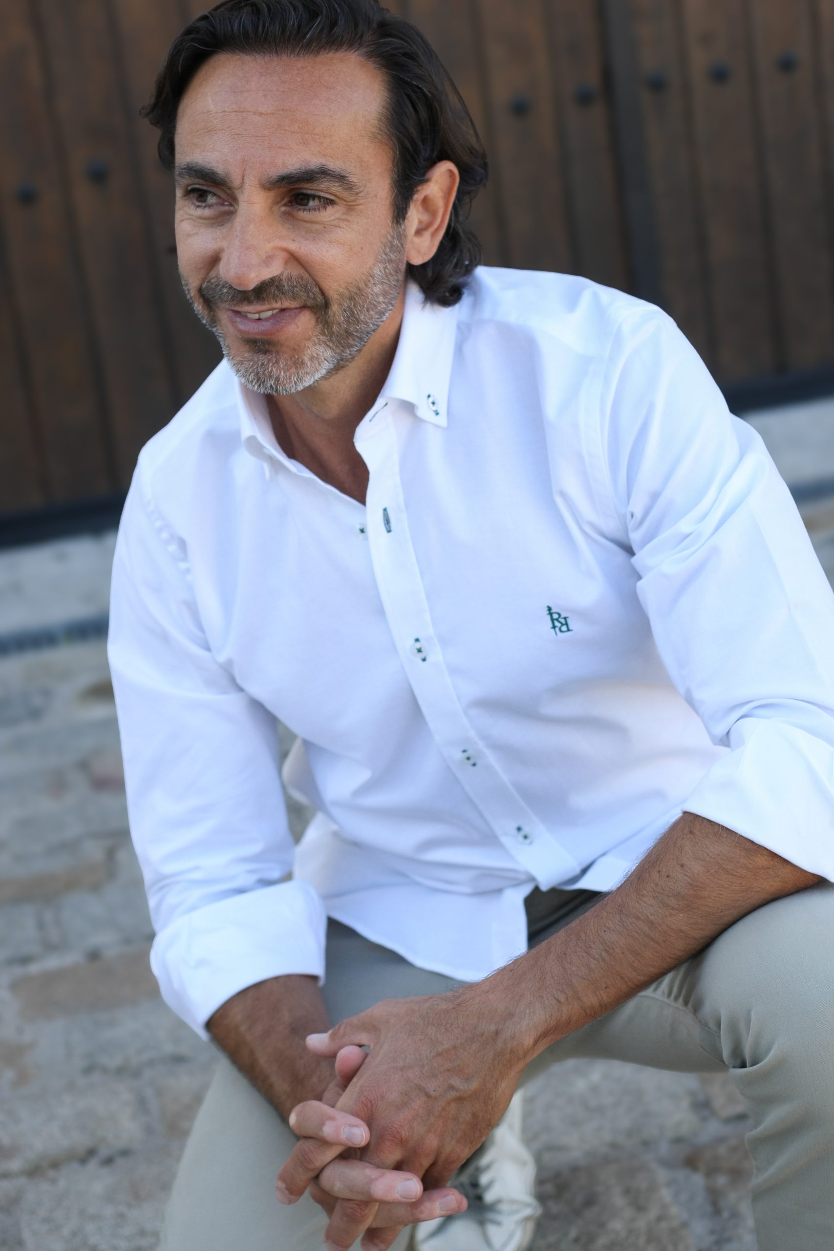 Camisa oxford blanca