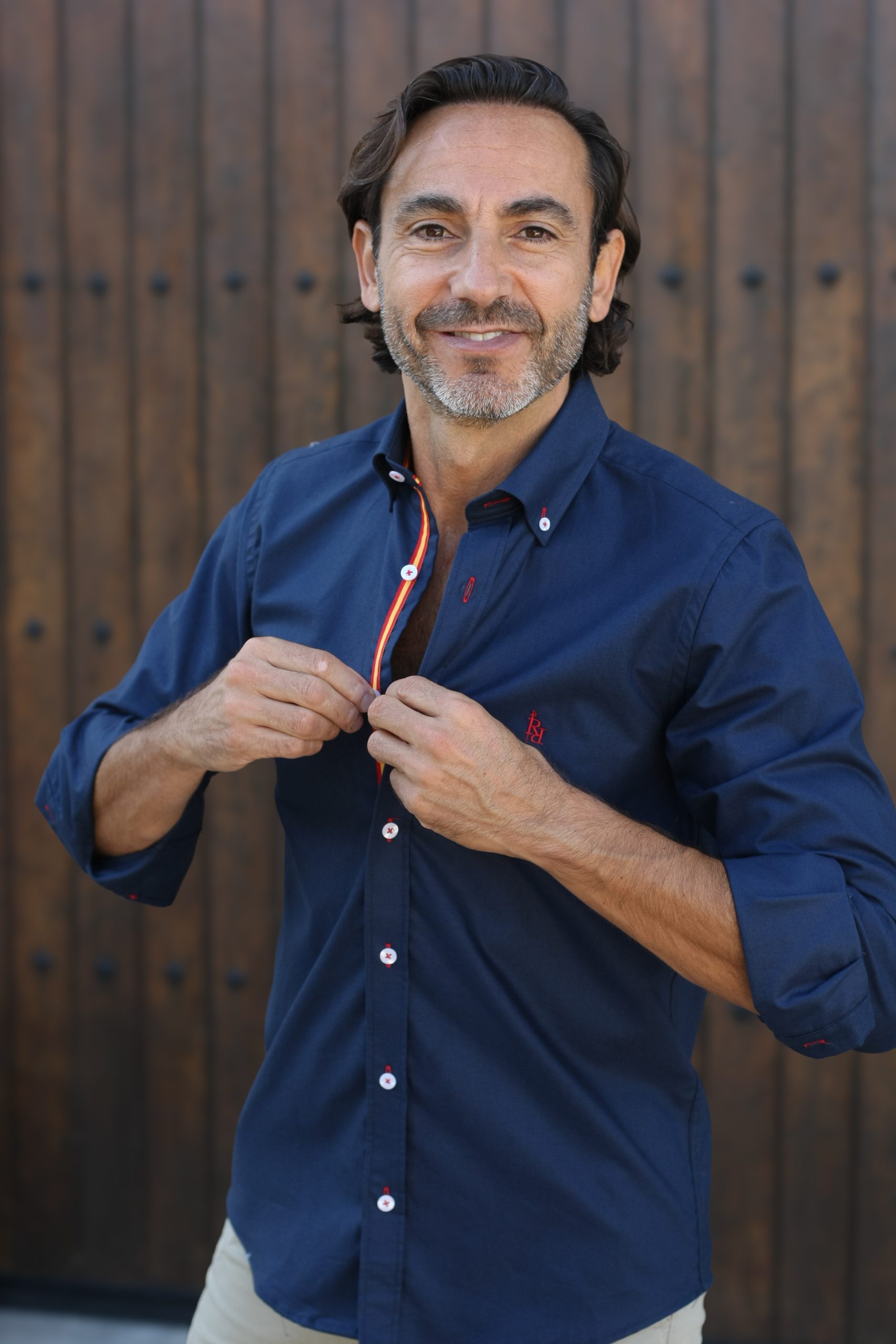 Camisa oxford azul - Imagen 4