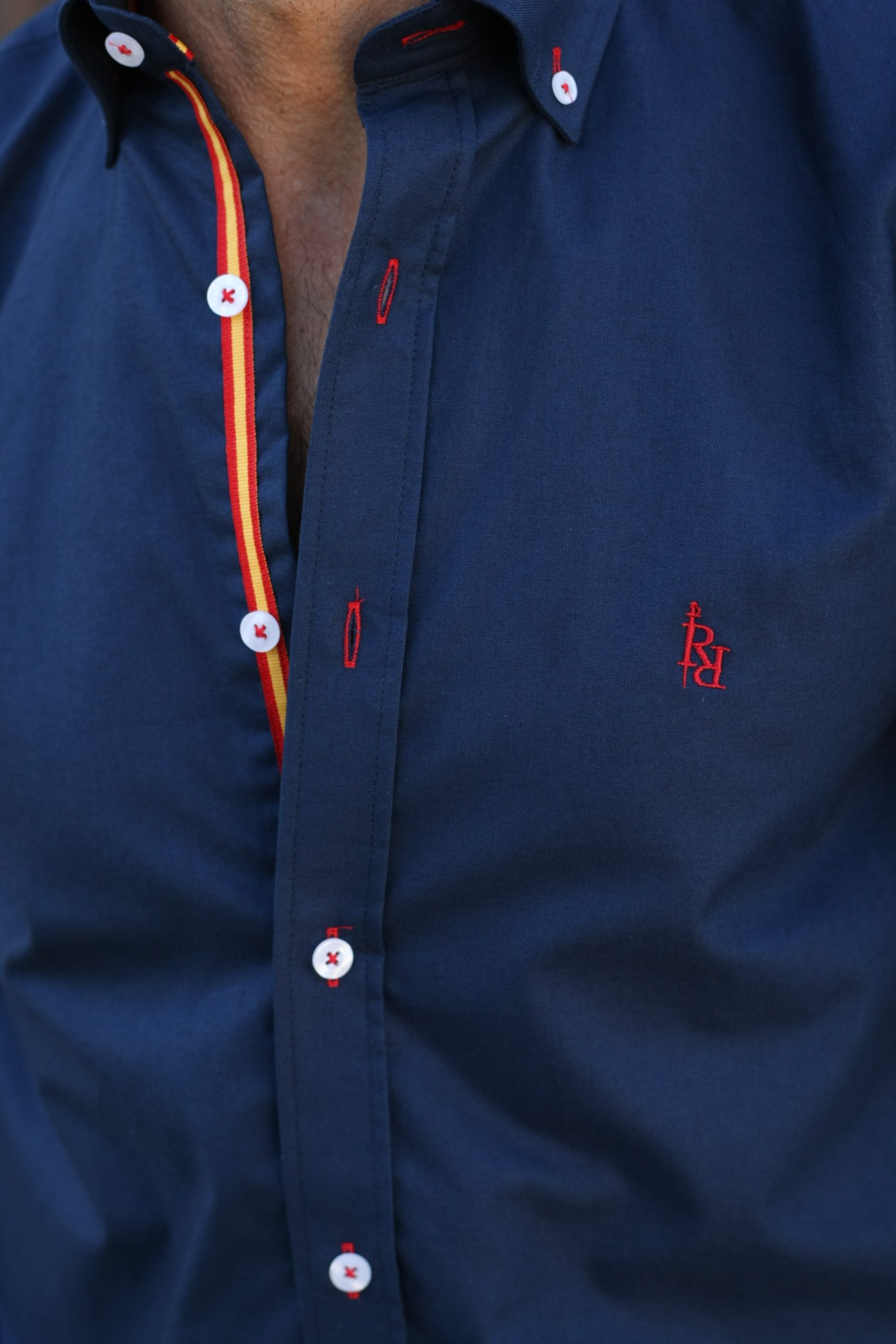 Camisa oxford azul - Imagen 2