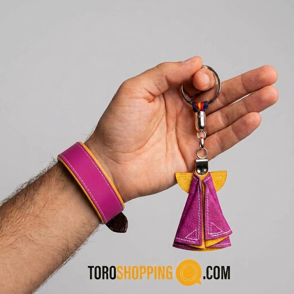 Pack Pulsera Capote y Llavero Capote – Estilo Taurino Único