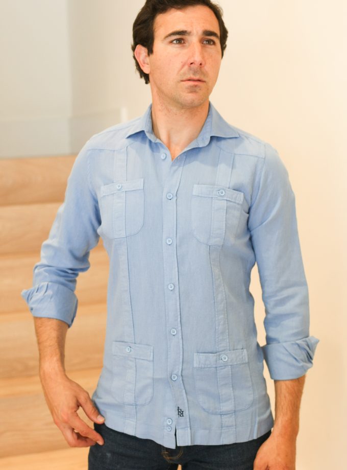 Guayabera RqueR - blue - toroshopping