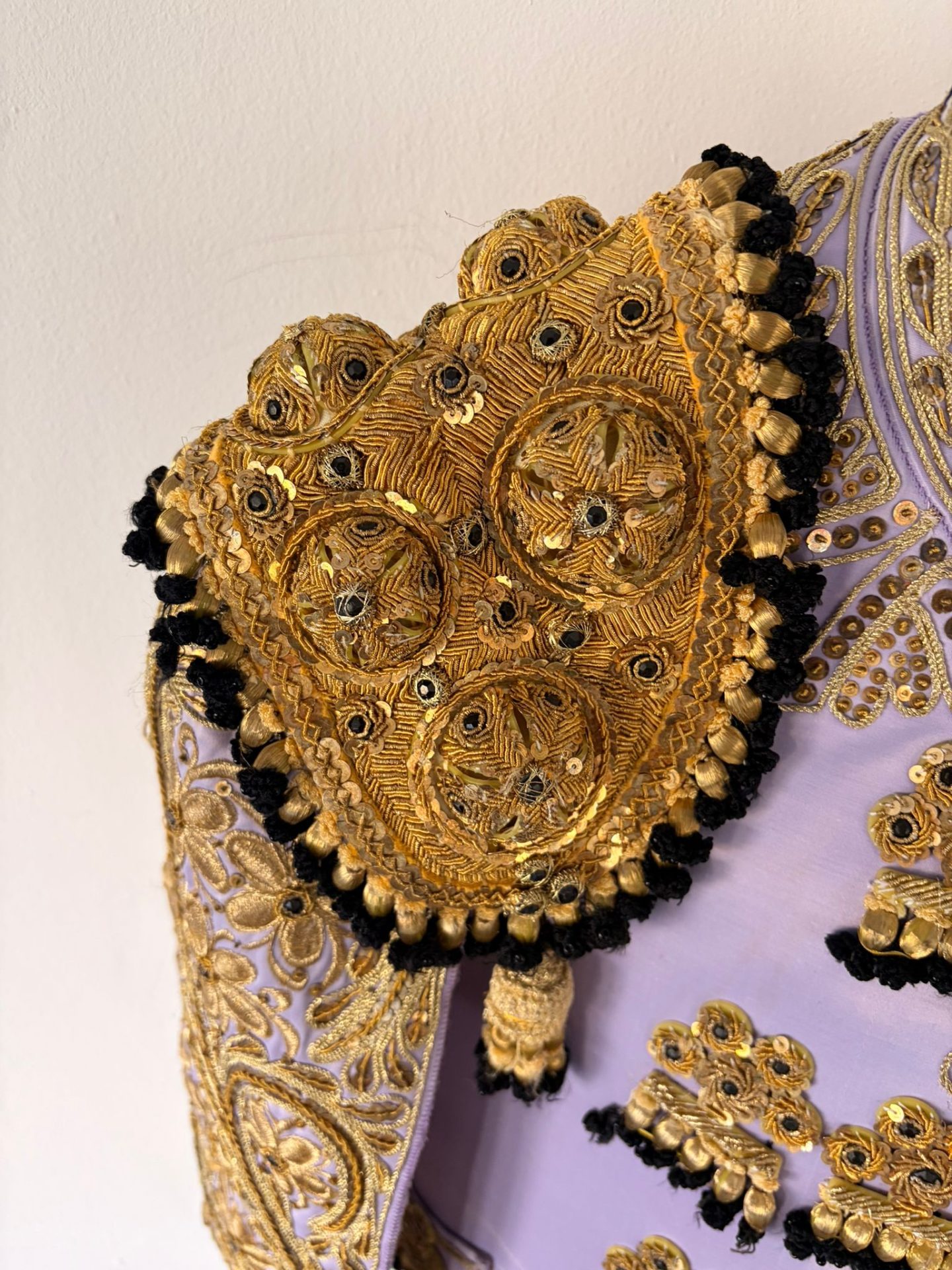 Habit de lumières mauve et or3