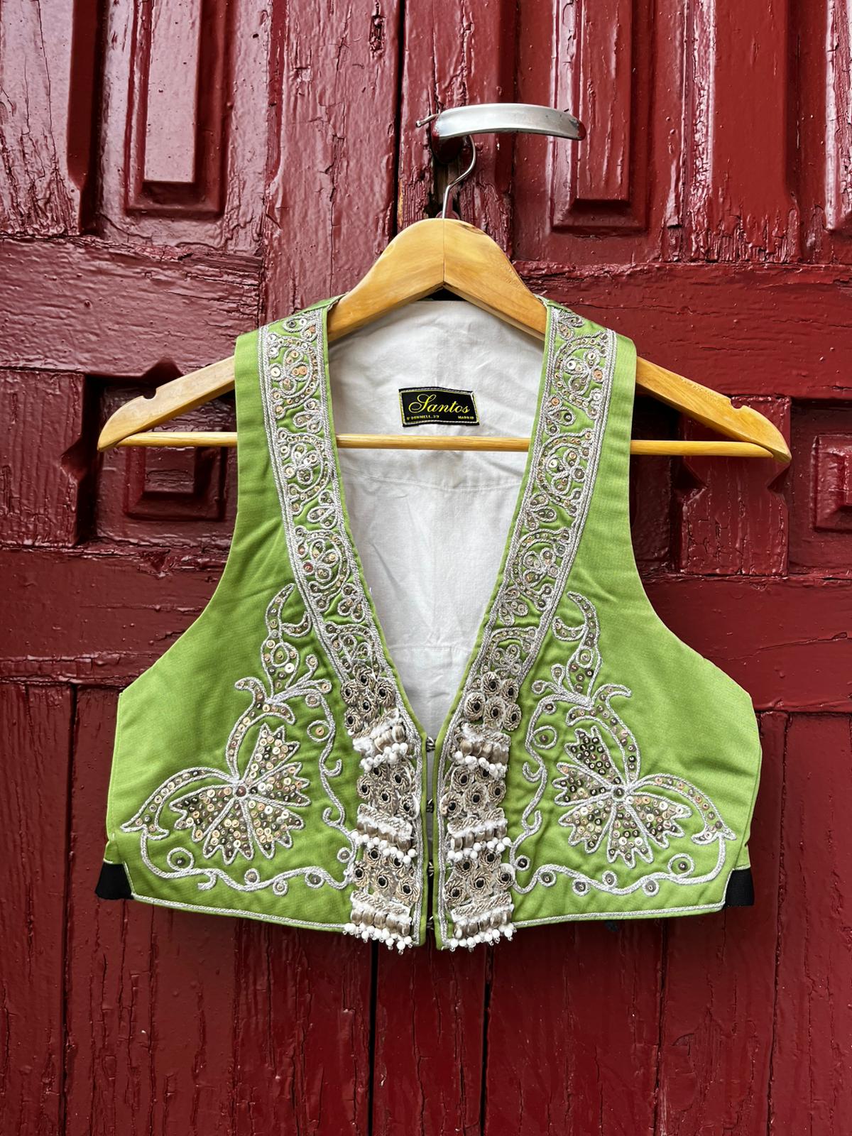 Habit de lumières vert et argent5