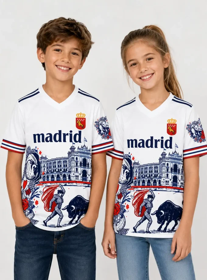 Camiseta Taurina Deportiva Madrid - Niños