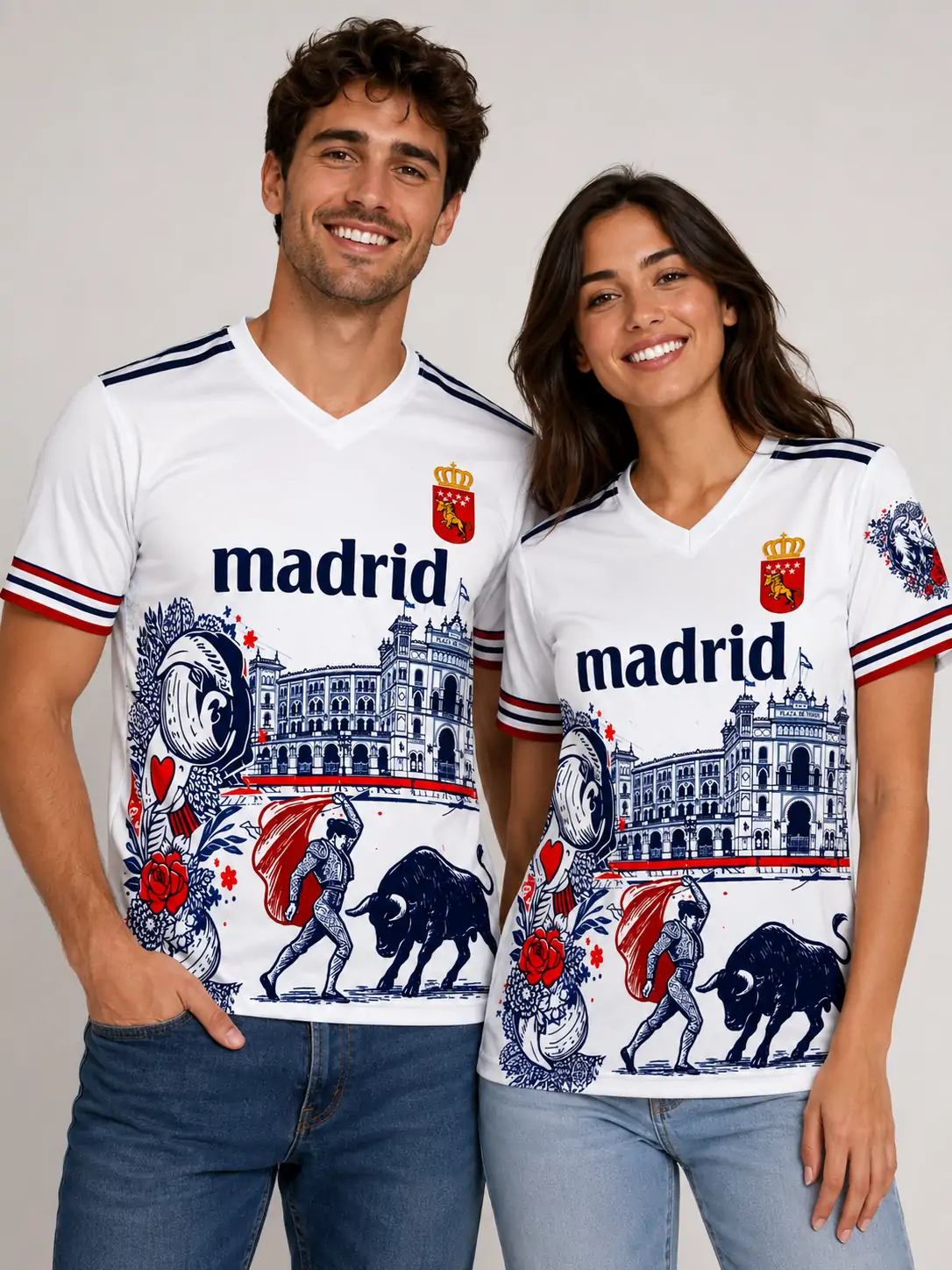 Camiseta Taurina Deportiva Madrid – Adultos