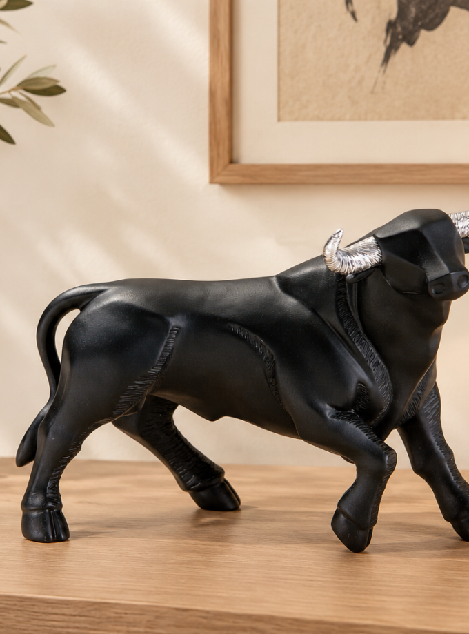 Toro mediano - Negro