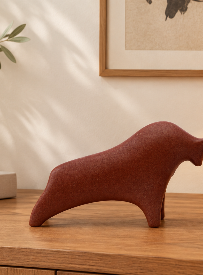Toro Altamira rojo pequeño