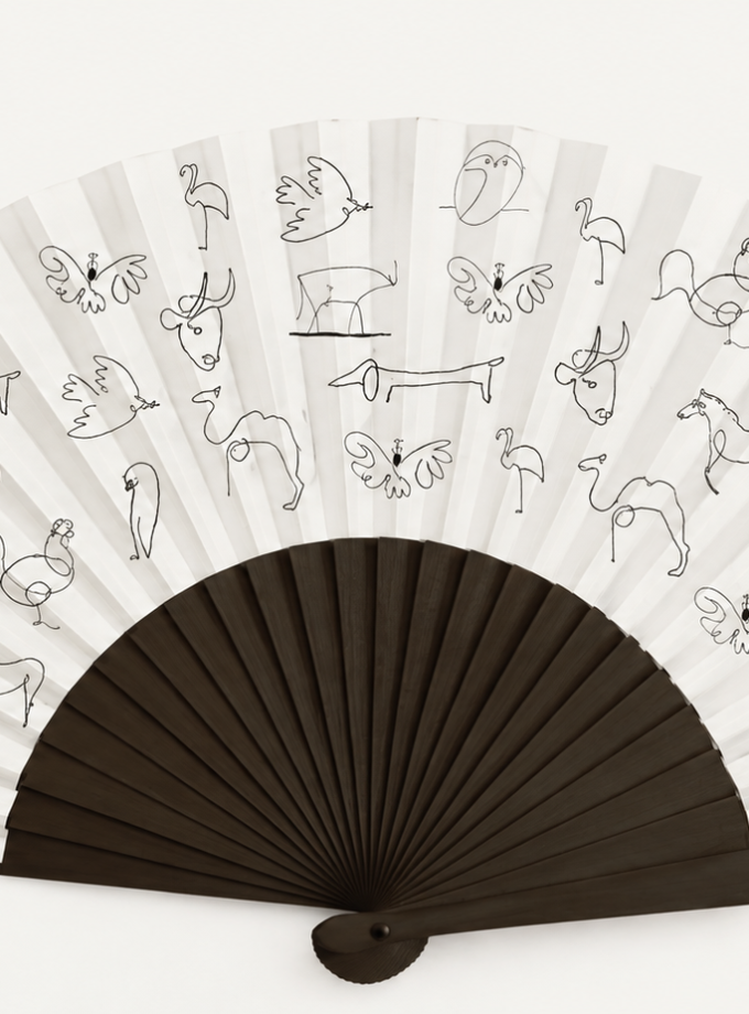 Abanico "Les Animaux"